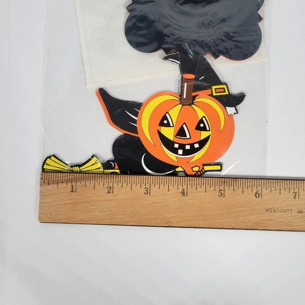 Vtg Halloween Witch 3D Party Garland | 9ft | Kurt Adler | New Old Stock | Japan